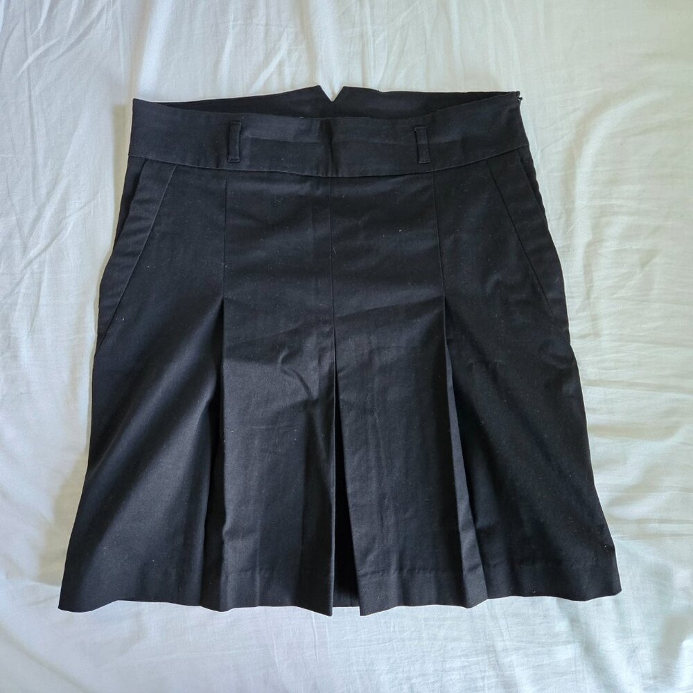 Beautiful Zara Basic Black Mini Skirt with Pockets - Cotton - Size M